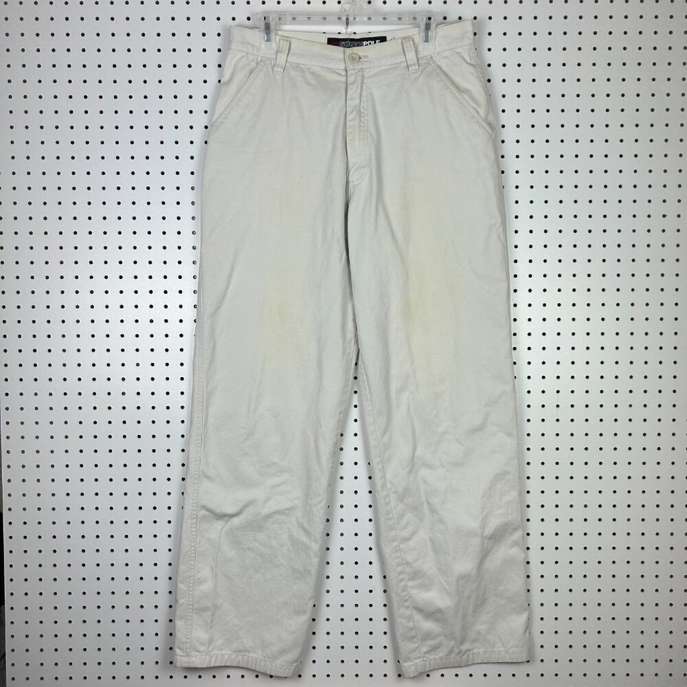 Southpole Y2K Khaki Baggy Pants Size 32x32 Tan Wide Leg Skate Grunge READ‎ Punk